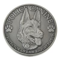 K9 Prayer Coin (ANTIQUE SILVER)